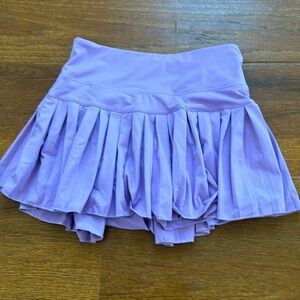 Purple gold hinge skirt